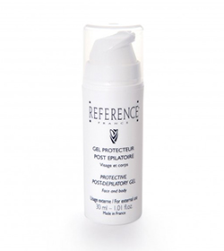 Gel protecteur Reference - Traite boutons et réactions après l'épilation